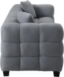 ATLANTIC HOME COLLECTION 3-Sitzer Sofa Stella Grau Teddyoptik Bild 5