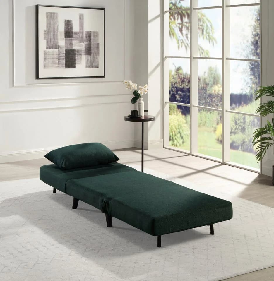 ATLANTIC HOME COLLECTION Sessel Robby mit Bettfunktion Dunkelgrün