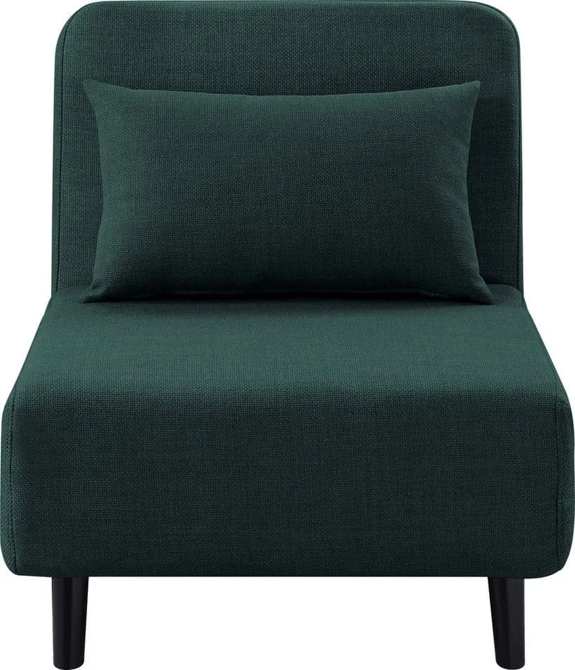 ATLANTIC HOME COLLECTION Sessel Robby mit Bettfunktion Dunkelgrün - Bild 4