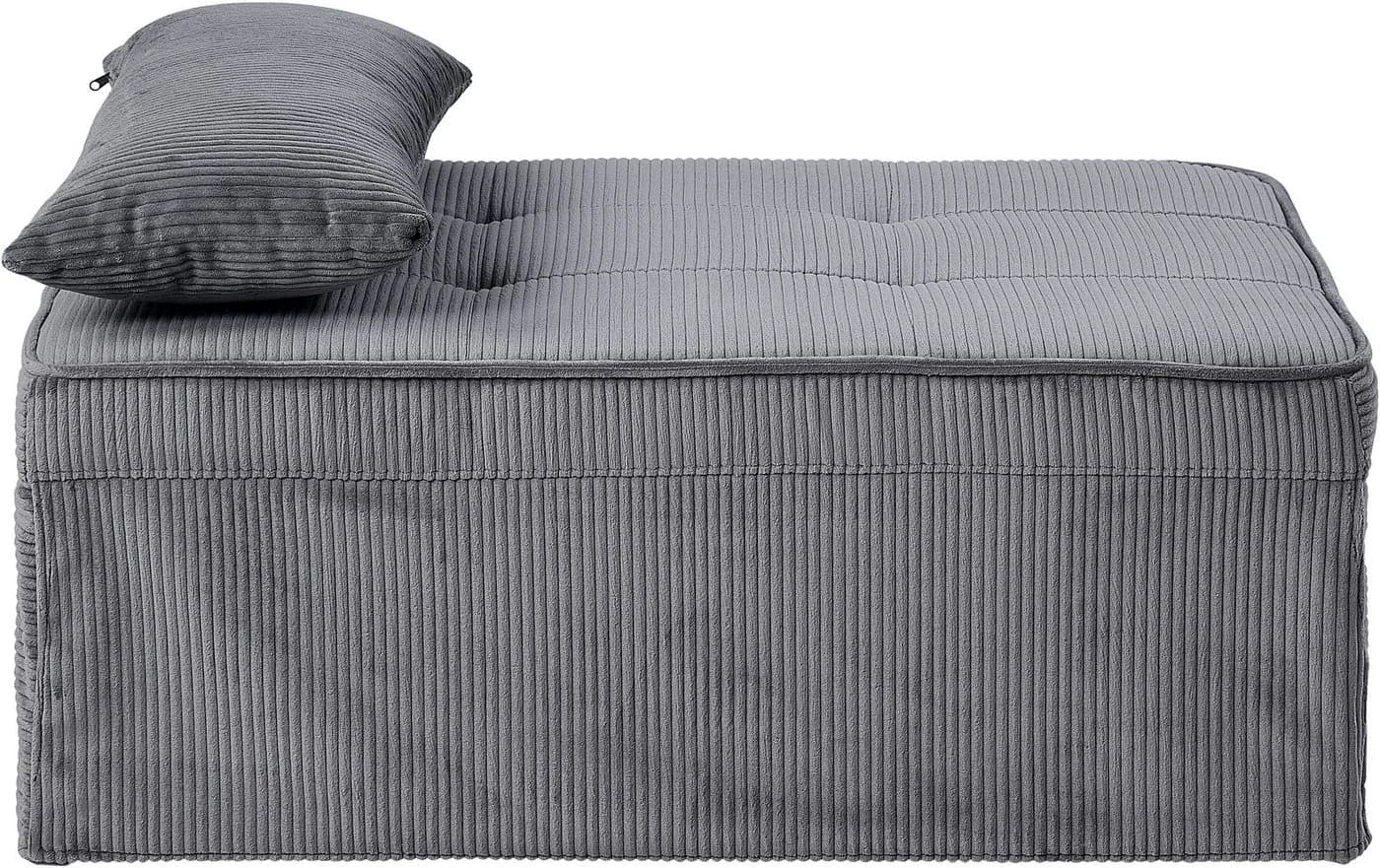 ATLANTIC HOME COLLECTION Schlafsofa Finn Grau mit Relaxfunktion - Bild 3