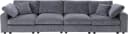 OTTO HOME Bennid 4-Sitzer Modulsofa Grau Cord Bild 1
