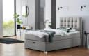 ATLANTIC HOME COLLECTION Boxbett Riona hellgrau mit Matratze Bild 2