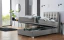 ATLANTIC HOME COLLECTION Boxbett Riona hellgrau mit Matratze Bild 3