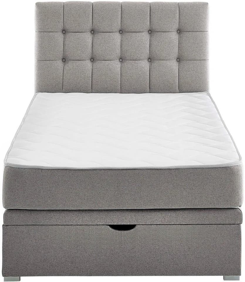 ATLANTIC HOME COLLECTION Boxbett Riona hellgrau mit Matratze - Bild 5