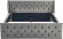 Polsterbett TAMINA Chesterfieldoptik Grau ATLANTIC HOME COLLECTION Bild 3