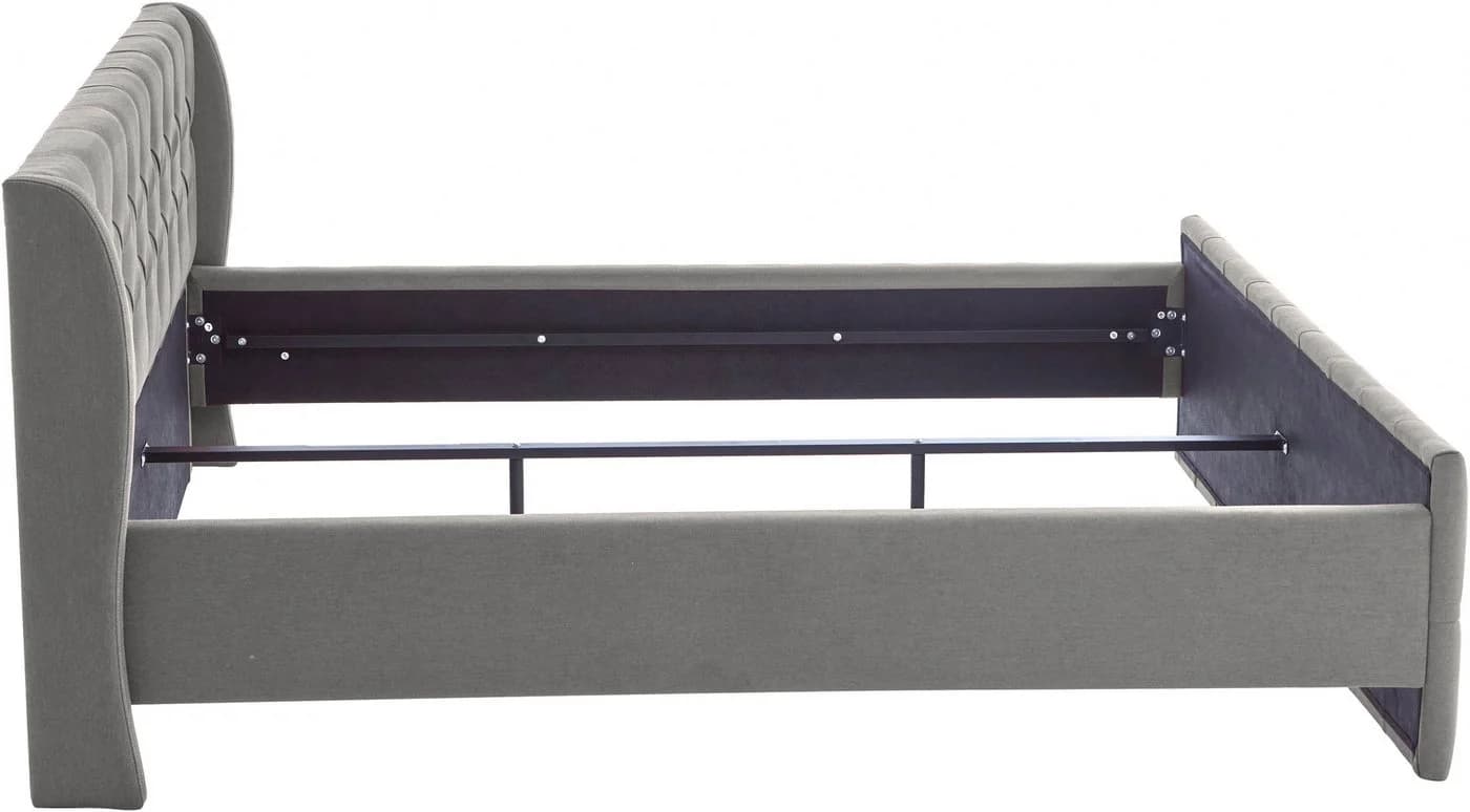 Polsterbett TAMINA Chesterfieldoptik Grau ATLANTIC HOME COLLECTION - Bild 4