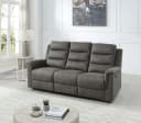 ATLANTIC HOME COLLECTION 3-Sitzer Sofa Cliff mit Relaxfunktion Grau Bild 1