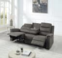 ATLANTIC HOME COLLECTION 3-Sitzer Sofa Cliff mit Relaxfunktion Grau Bild 2