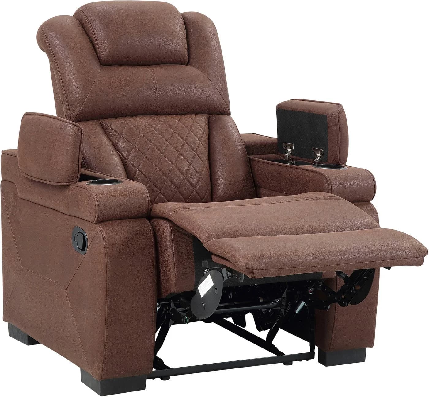 ATLANTIC HOME COLLECTION Relaxsessel Faris Braun mit Relaxfunktion - Bild 2