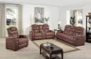 ATLANTIC home collection 2-Sitzer Sofa Faris Braun Relaxfunktion Bild 1