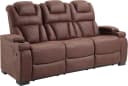 ATLANTIC HOME COLLECTION 3-Sitzer Sofa Faris Braun Relax Bild 3