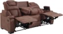 ATLANTIC HOME COLLECTION 3-Sitzer Sofa Faris Braun Relax Bild 5