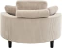 ATLANTIC HOME COLLECTION Loveseat Ravi mit Stauraumhocker Creme-Weiß Bild 5