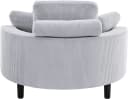 ATLANTIC HOME COLLECTION Loveseat Ravi mit Stauraumhocker Hellgrau Bild 5