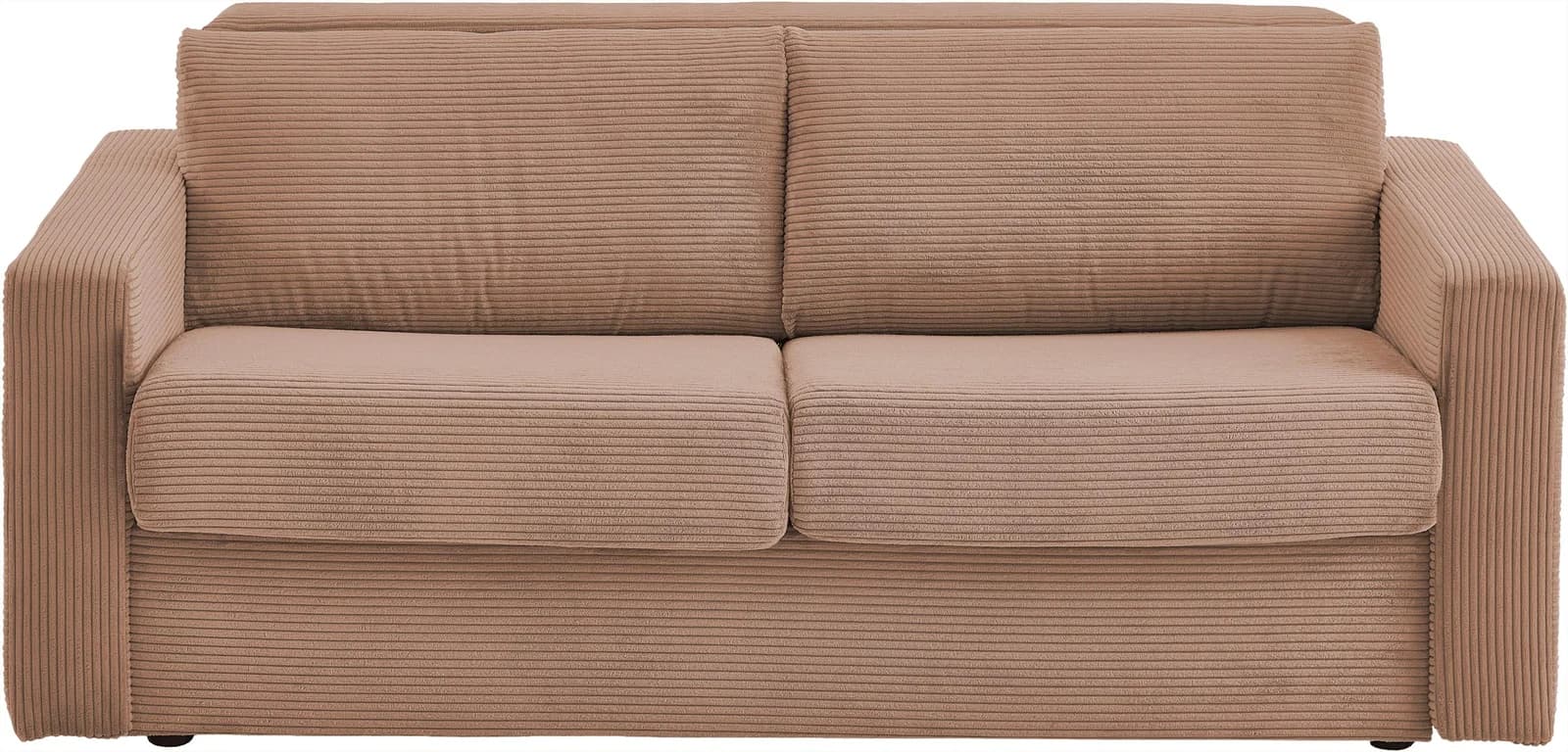 ATLANTIC HOME COLLECTION Schlafsofa ROLANDO Taupe Cord