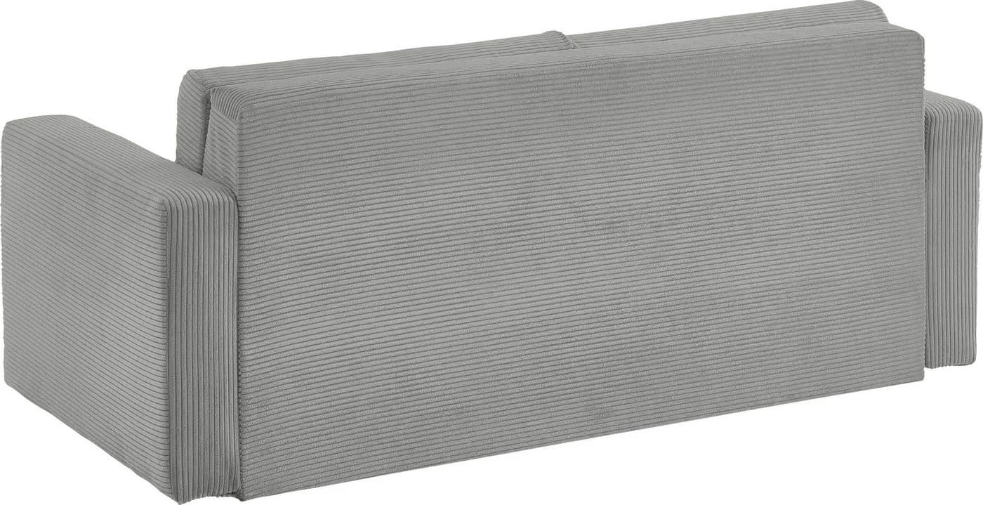 ATLANTIC HOME COLLECTION Schlafsofa Rolando Grau 196 cm - Bild 5