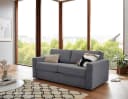 ATLANTIC HOME COLLECTION Schlafsofa Rolando Grau mit Matratze Bild 2
