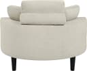 ATLANTIC HOME COLLECTION Loveseat Ravi mit Stauraumhocker Creme-Weiß Bild 5