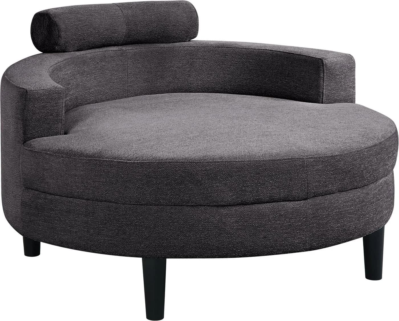 ATLANTIC HOME COLLECTION Loveseat Ravi Anthrazit mit Stauraum