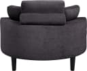 ATLANTIC HOME COLLECTION Loveseat Ravi Anthrazit mit Stauraum Bild 5