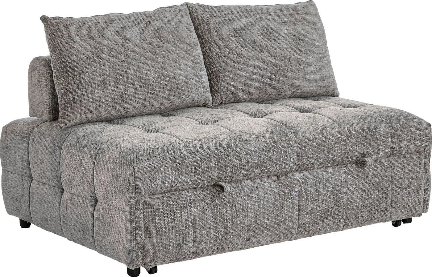 ATLANTIC HOME COLLECTION Schlafsofa taupe mit Sitztiefenverstellung