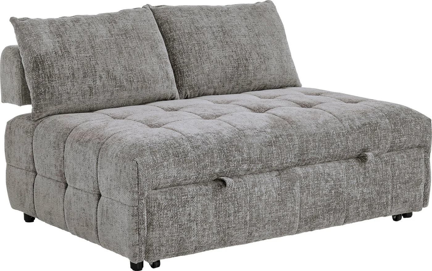 ATLANTIC HOME COLLECTION Schlafsofa taupe mit Sitztiefenverstellung - Bild 4