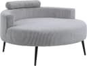 OTTO HOME Riko Sessel hellgrau mit Stauraumhocker Bild 4