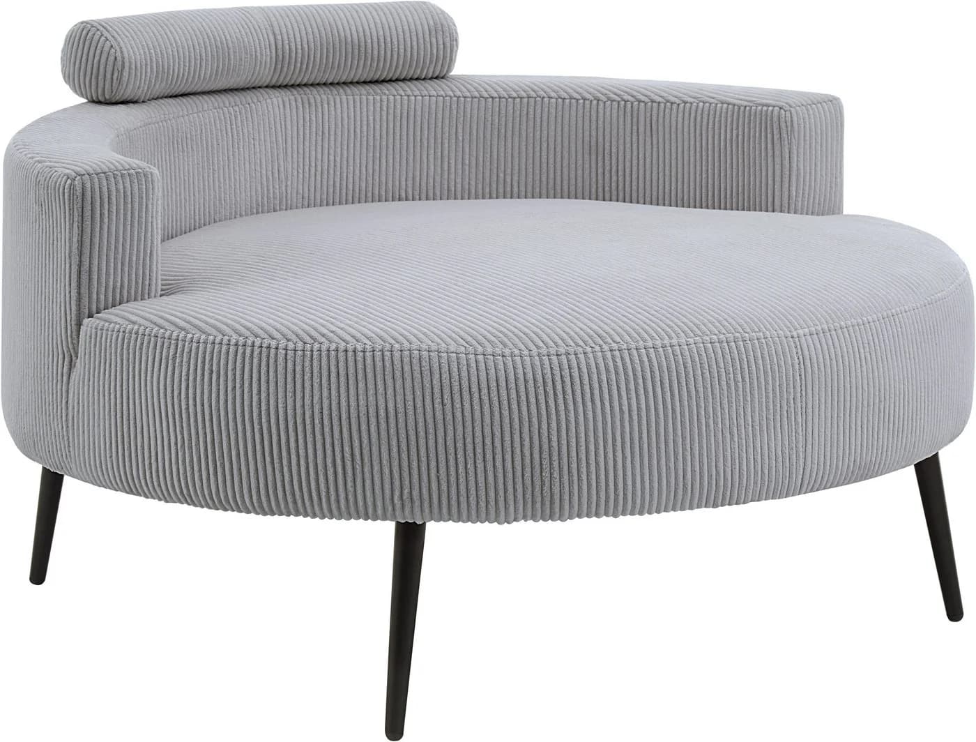 OTTO HOME Riko Sessel hellgrau mit Stauraumhocker - Bild 4