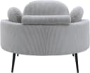 OTTO HOME Riko Sessel hellgrau mit Stauraumhocker Bild 5