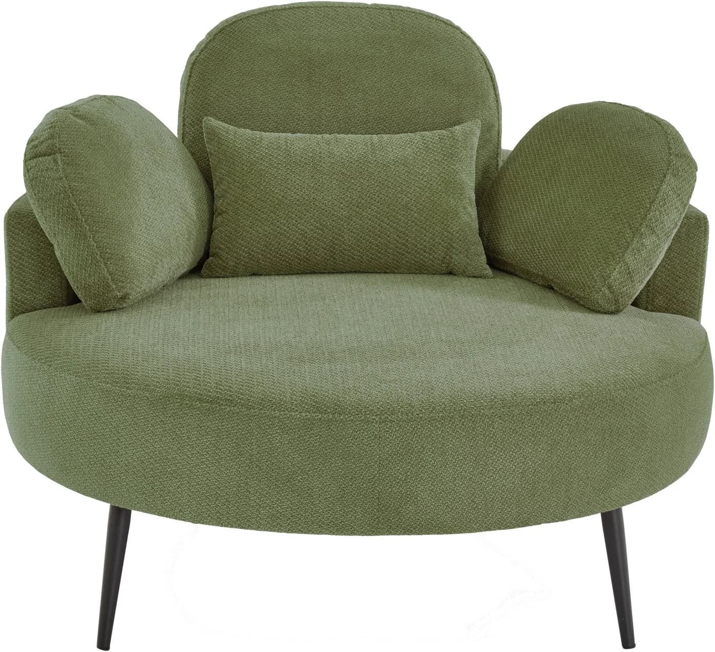 OTTO home Loveseat Riko Sessel Grün mit Stauraumhocker und Verstellfunktion - Bild 4
