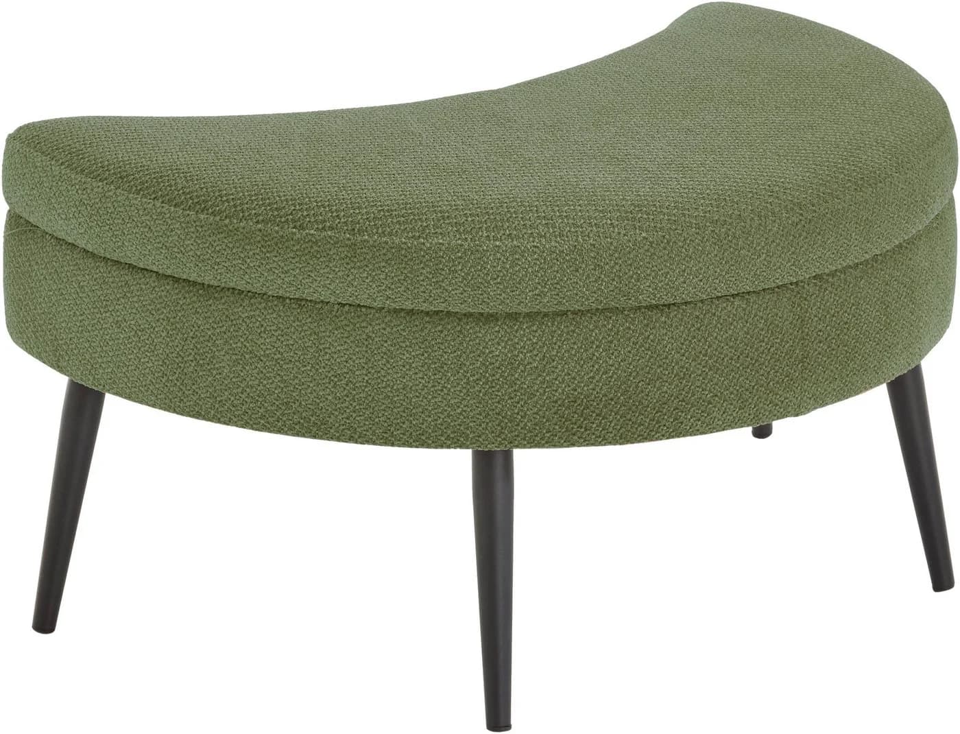 OTTO home Loveseat Riko Sessel Grün mit Stauraumhocker und Verstellfunktion - Bild 5