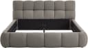 ATLANTIC home collection Polsterbett Nuala Grau Melange-Effekt Bild 3