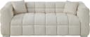 ATLANTIC HOME COLLECTION 3-Sitzer Sofa Creme mit Zierkissen Bild 1