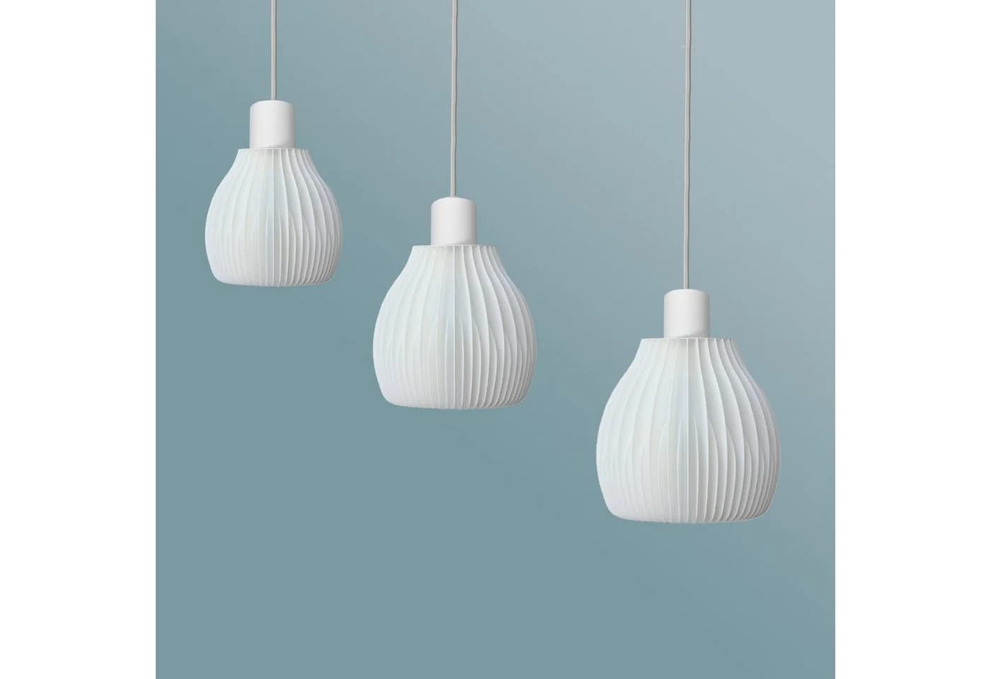 Shapes - Decorations Ribone Straight Pendelleuchte E27 3D-Druck Design - Bild 5