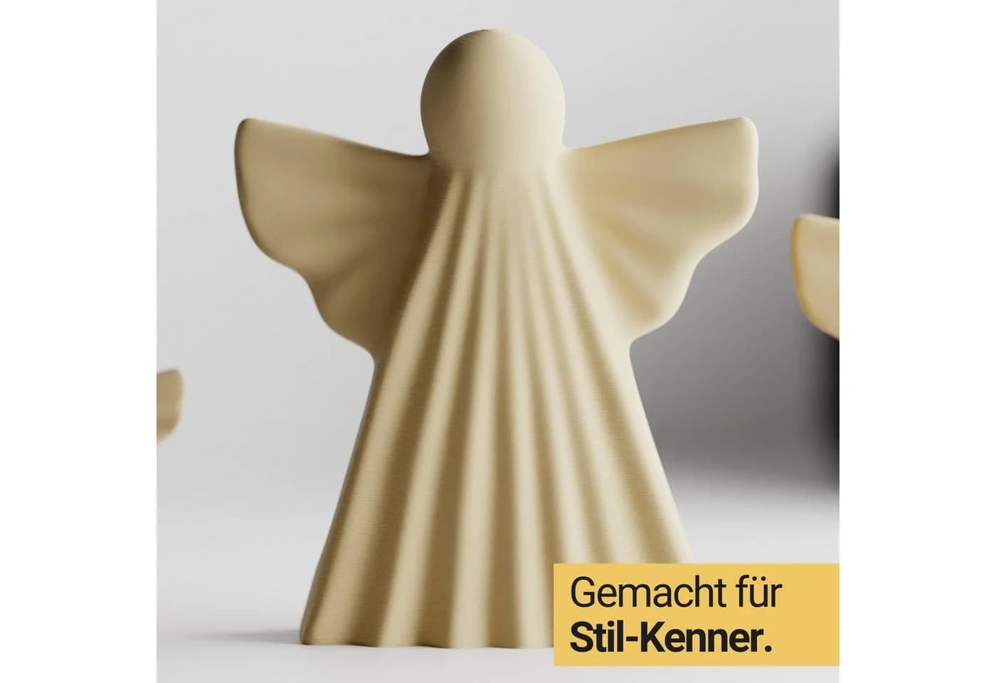 Shapes - Decorations Engelfigur Deko Engel 3er Set Modern Rot/Schwarz - Bild 3