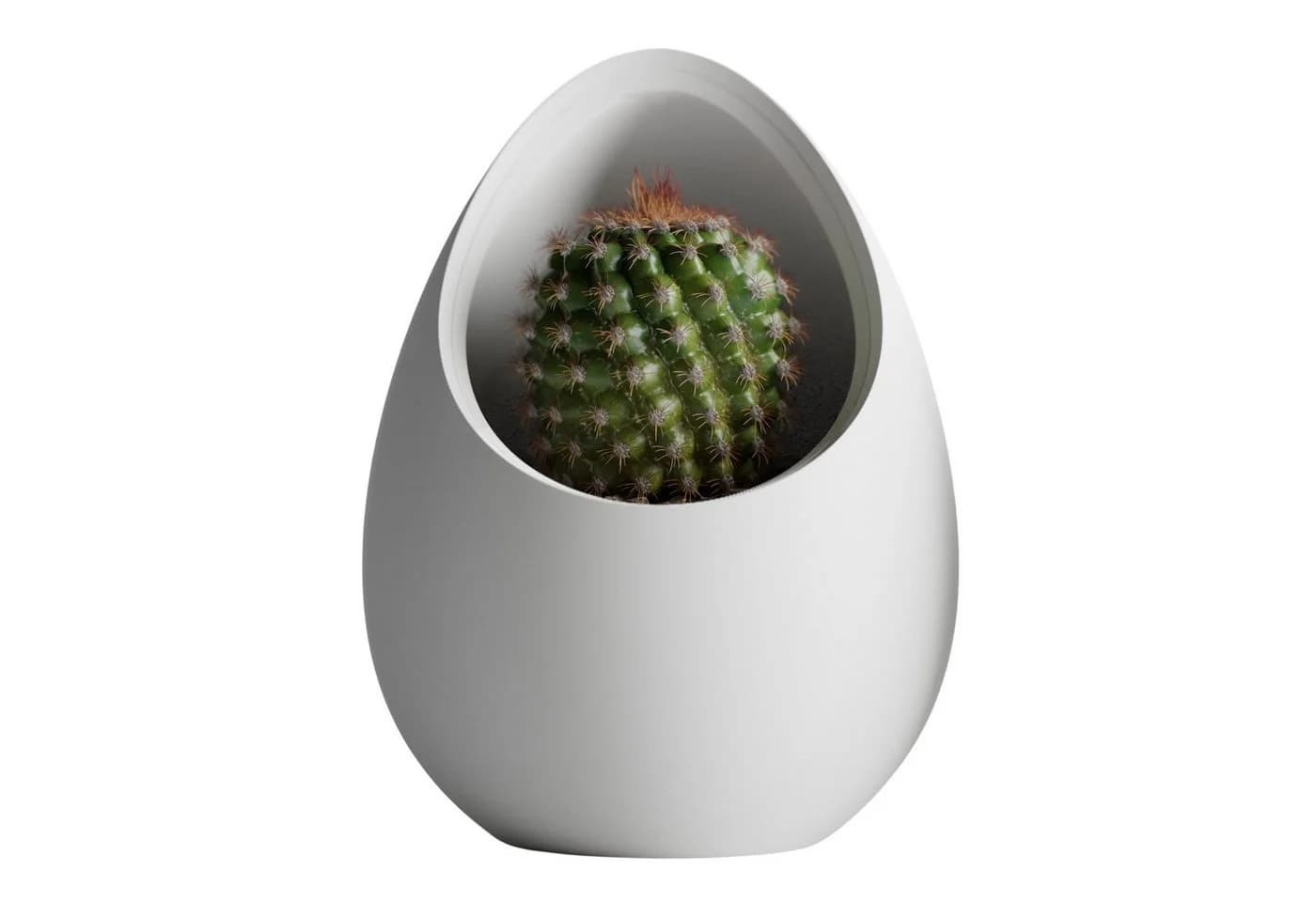 Shapes - Decorations Blumentopf Nuvia Planter Two-Tone Design Weiß - Bild 2