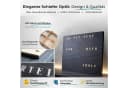 build-yours.de WordClock Jupiter Wanduhr Schiefer Optik LED Wortuhr Bild 1