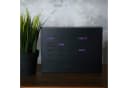 build-yours.de Tischuhr BoxClock Edelstahl Schwarz Wortuhr Bild 3
