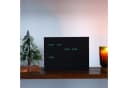 build-yours.de Tischuhr BoxClock Edelstahl Schwarz Wortuhr Bild 5