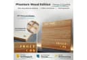 build-yours.de Wortuhr Jupiter LED - WLAN & App-Steuerung - Braun/Bunt Bild 3