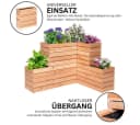 Mega-Holz Pflanzkübel Modulo Lärchenholz Naturbelassen Bild 4
