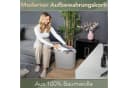 WIESEN.design Aufbewahrungskorb MATTEO Grau Geflochten Faltbar Bild 3