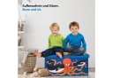WIESEN.design Spielzeugtruhe 54L Blau Sitzbank mit Stauraum Bild 5