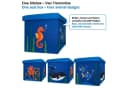 WIESEN.design Spielzeugtruhe 33L Blau Sitzbank mit Stauraum Bild 3
