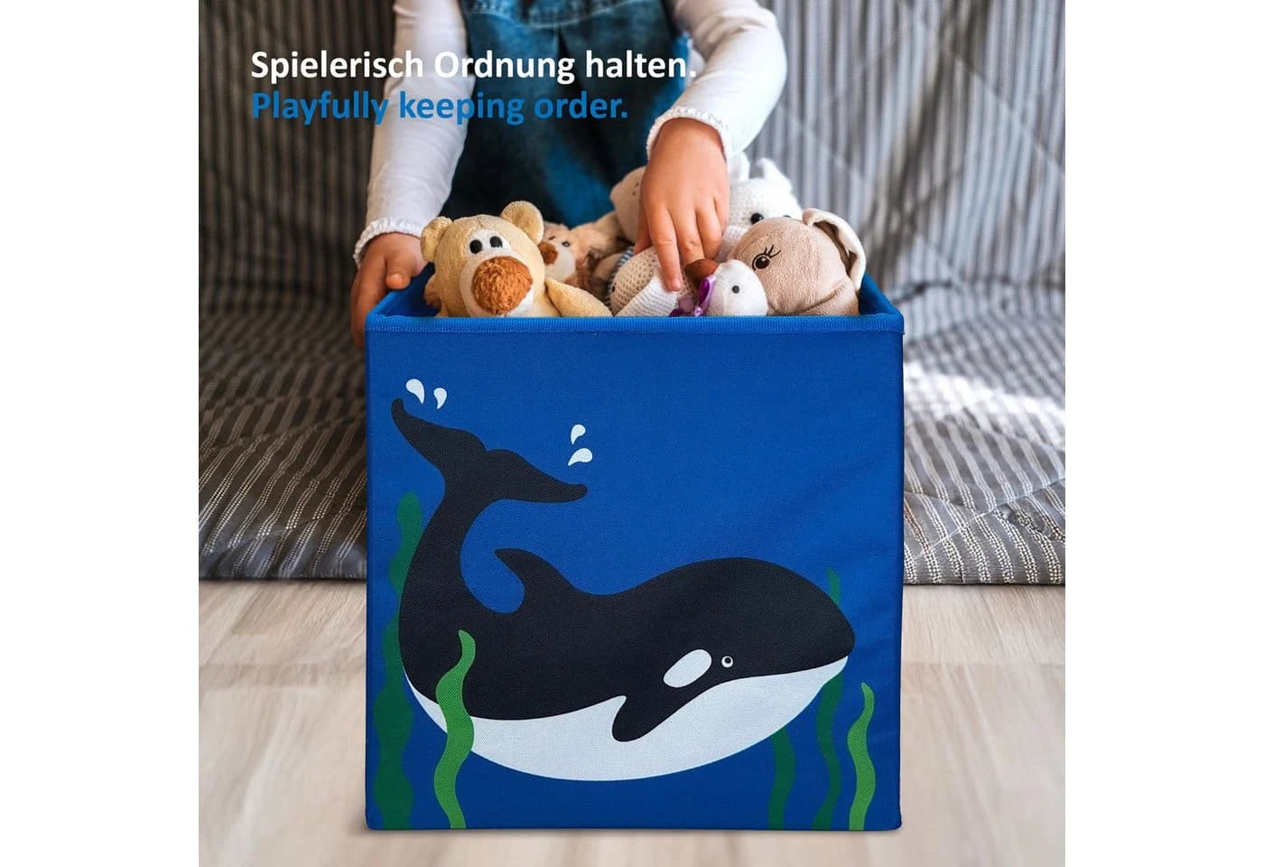 WIESEN.design Spielzeugtruhe 4er-Set, Spielzeugkiste, Aufbewahrungsbox Kinderzimmer - Bild 3