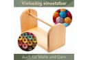 WIESEN.design Nähkästchen Geschenkband Halter, Wollabwickler, Garnrollenhalter, Wollknäulhalter Bild 4