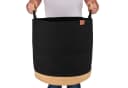 WIESEN.design Wäschekorb 80L Baumwollseil Schwarz Bild 2