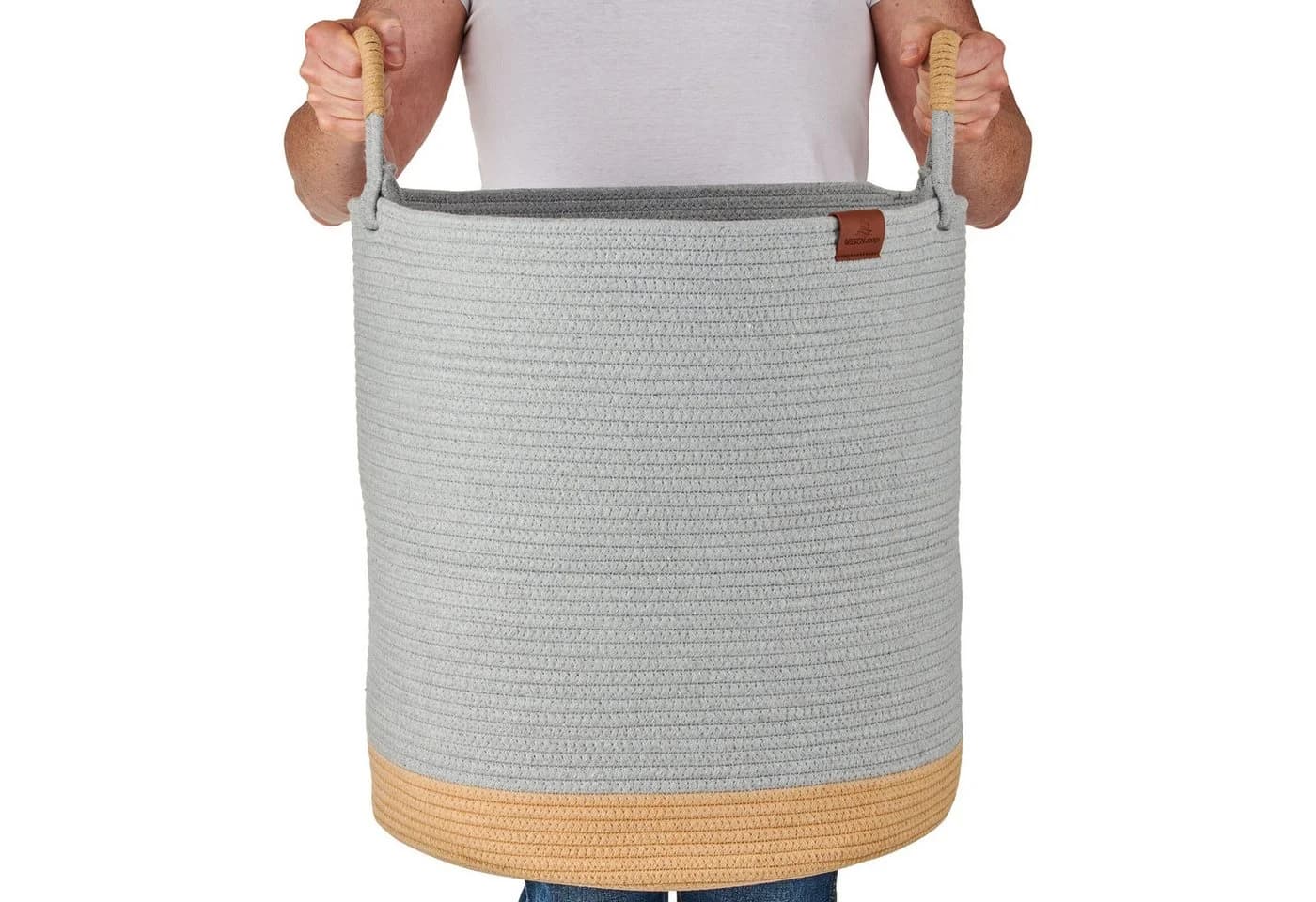 WIESEN.design Wäschekorb Juna 80L Baumwollseil 80L - Bild 2
