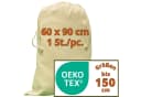 WIESEN.design Wäschesack Baumwollbeutel 280 g/m² OEKO-TEX® zertifiziert Bild 1
