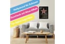 Lineo Personalisiertes Poster Star of Fame Hollywood Stern mit Holzrahmen Bild 5